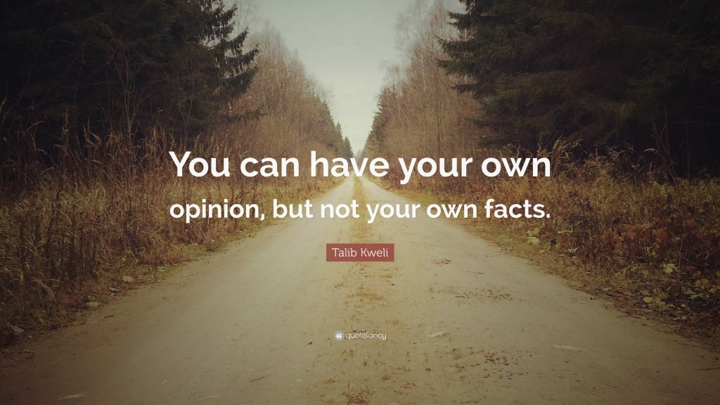 Have your own OPINION : Short story (2 minutes read)